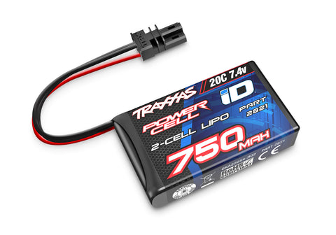 Traxxas 750mAh 7.4V 2-Cell 20C LiPo Battery- TRA2821