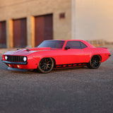 Losi 1/10 1969 Chevy Camaro V100 AWD Brushed RTR, Red- LOS03033T1