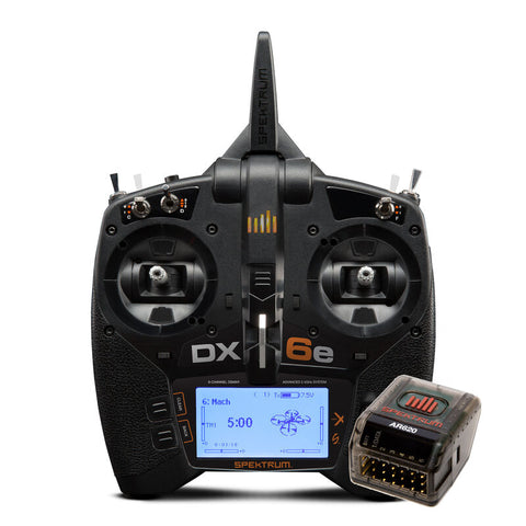 Spektrum DX6e 6-Channel DSMX Transmitter with AR620- SPM6655