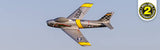 UMX E-Flite F-86 Sabre 30mm EDF Jet BNF Basic with AS3X and SAFE Select