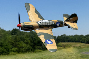Curtiss P-40 Warhawk Micro RTF Airplane with PASS (Pilot Assist Stability Software) System- RAA1305