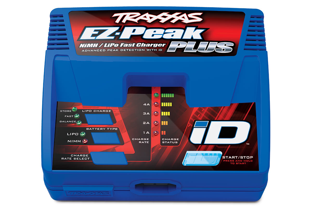 Traxxas EZ Peak Plus NiMH/Lipo Fast Charger With ID TRA2970