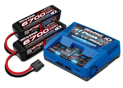 Traxxas 4S Battery & Charger Completer Pack Dual Charging(2 Batteries)