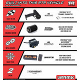 Arrma 1/16 Mojave Grom Mega 380 4X4 Ready To Run