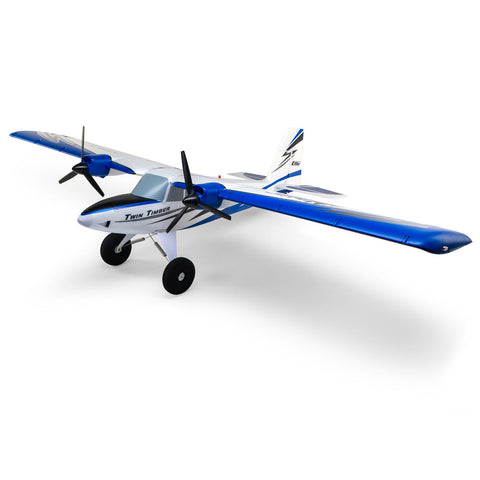 PICKUP ONLY E-Flite Twin Timber 1.6m BNF Basic with AS3X and SAFE Select
