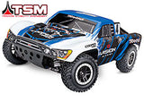 Slash® 4X4 VXL: 1/10 Scale 4WD Brushless Short Course Truck with TQi™ Traxxas Link Enabled 2.4GHz Radio System & TSM TRA68286-4