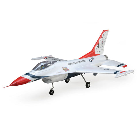 PICKUP ONLY E-flite F-16 Thunderbirds 70mm EDF BNF Basic with AS3X and SAFE Select - EFL78500